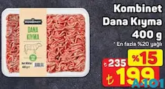 KOMBİNET DANA KIYMA 400 G KOMBİNET DANA KIYMA 400 G